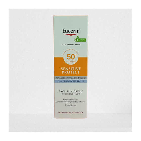 Eucerin Sun Sensitiv Protect napozó arckrém FF50+ 