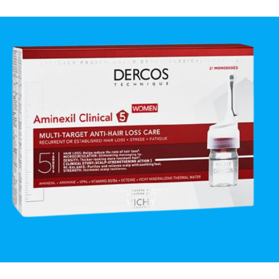 Vichy Dercos Aminexil Clinical5 nőknek hajhullásra  21x6ml